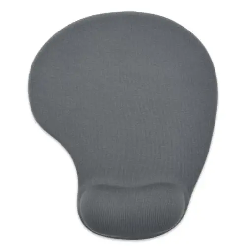 Office Mousepad with Gel Wrist Support - Ergonomic Gaming Desktop Mouse Pad Wrist Rest - Design Gamepad Mat Rubber Base for Laptop Computer -Silicone Non-Slip Special-Textured Surface (09Dark Grey) - DEMON CHEST