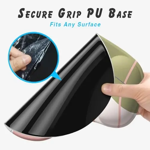 Office Mousepad with Gel Wrist Support - Ergonomic Gaming Desktop Mouse Pad Wrist Rest - Design Gamepad Mat Rubber Base for Laptop Computer -Silicone Non-Slip Special-Textured Surface (12Positive) - 5