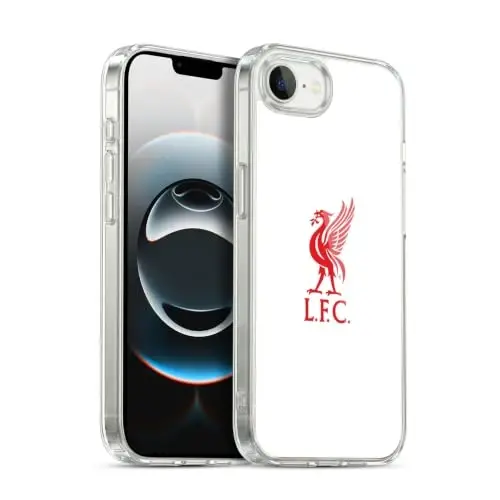 Официальный чехол Head Case Designs с логотипом Liverpool Football Club на белом фоне для Apple iPhone 16e / iPhone 17e, совместимый с MagSafe [военный класс защиты] 