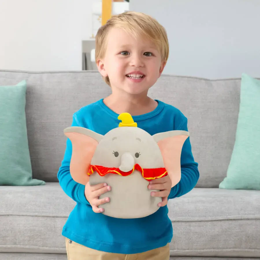 Официальный плюшевый Дисней Дамбо, 20 см, детская ультрамягкая игрушка SquisModazoneallows. - 5