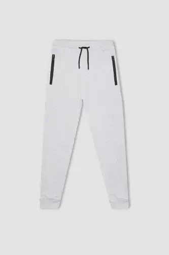 O'g'il bolalar uchun fermuarli plyushli shim B5755a824sp - 1