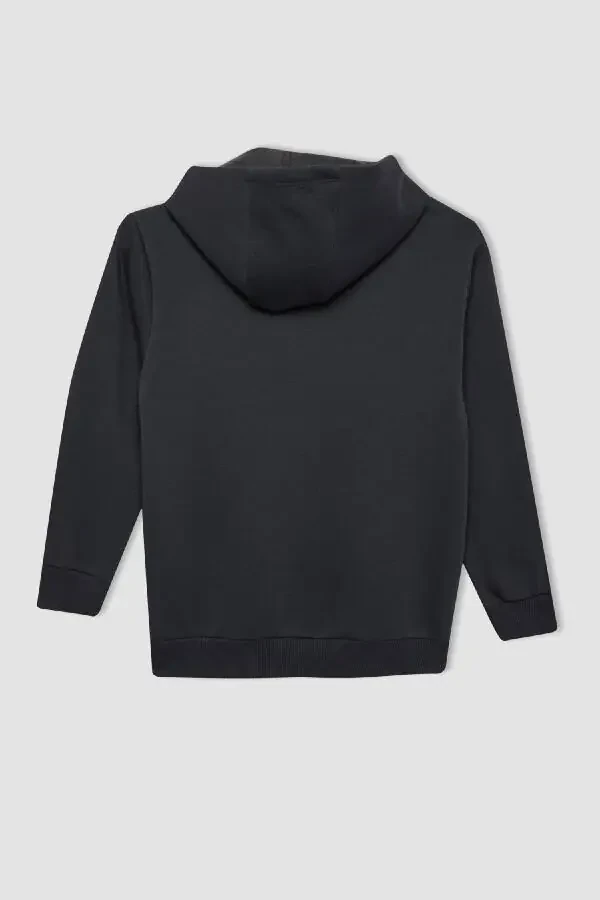 O'g'il bolalar uchun kaputli fermuarlı maktab ko'ylagi X7382A624AU - 7