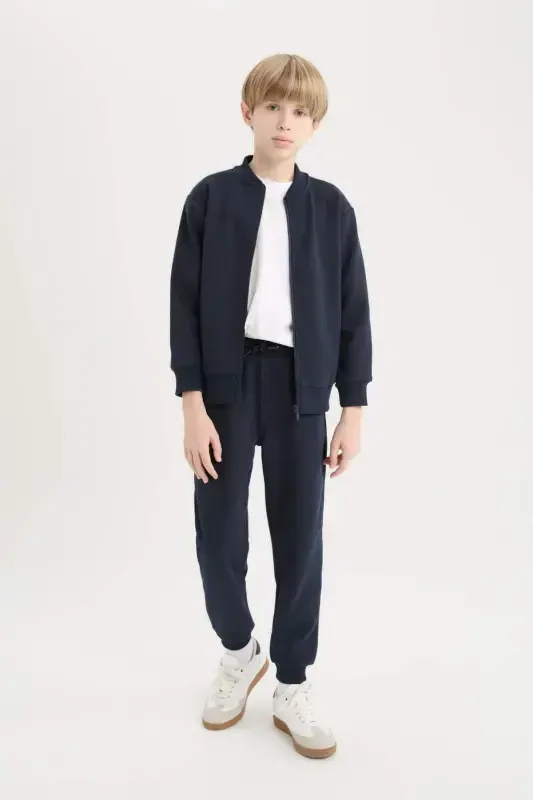 O'g'il bolalar uchun kollej yoqali bomber ko'ylagi D2803A824AU - 2