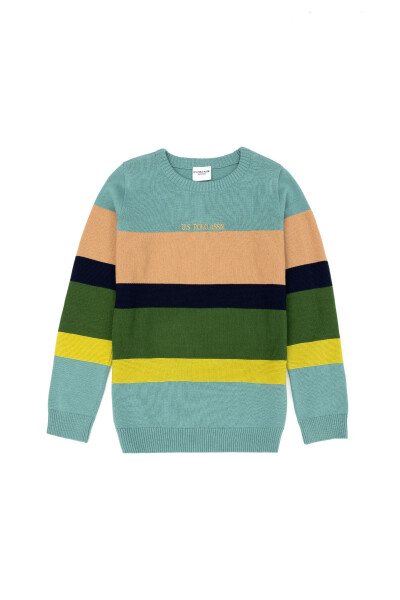 O'g'il bolalar uchun Mint velosiped yoqasi sviteri 50271362-VR090 - U.S. POLO ASSN.