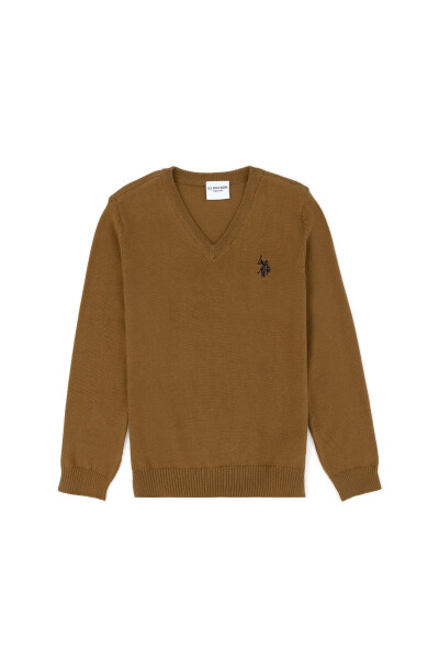 O'g'il bolalar uchun ochiq xaki rangli Basic ko'ylagi 50275849-VR183 - U.S. POLO ASSN.