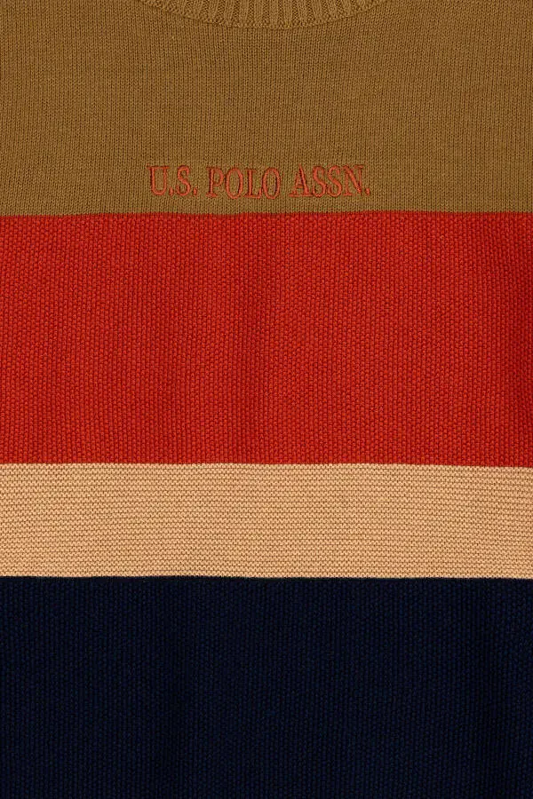 O'g'il bolalar uchun ochiq xaki rangli bisiklet yoqasi ko'ylagi 50271362-VR183 - 3