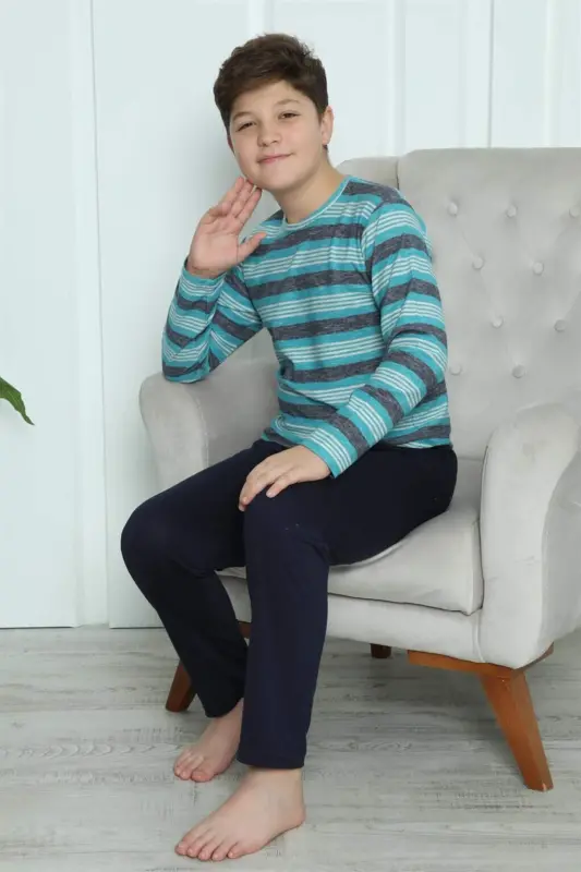 O'g'il bolalar uchun paxtadan tikilgan piжаma 20413 - 8