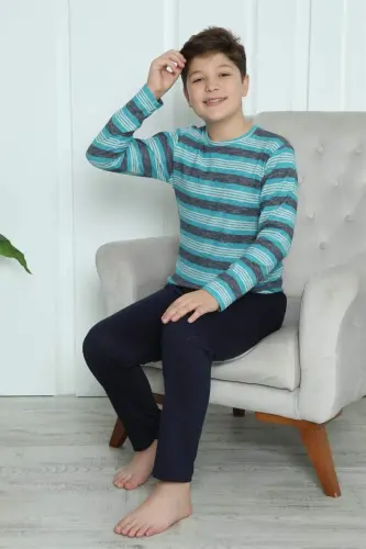 O'g'il bolalar uchun paxtadan tikilgan piжаma 20413 - 12