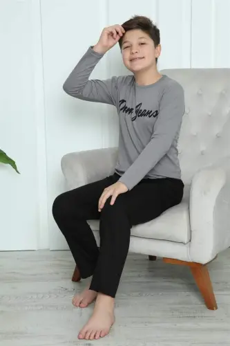 O‘g‘il bolalar uchun penye pijama to‘plami 20416 - 17