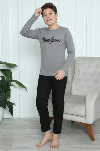 O‘g‘il bolalar uchun penye pijama to‘plami 20416 - 16