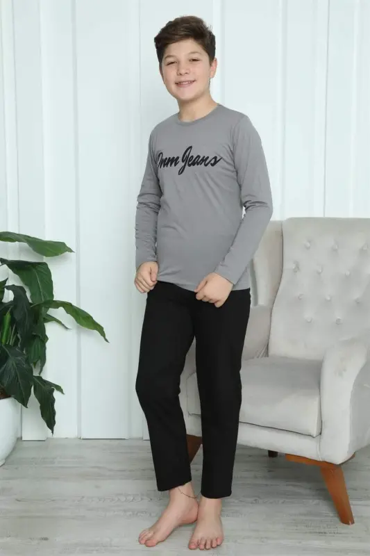 O‘g‘il bolalar uchun penye pijama to‘plami 20416 - 6