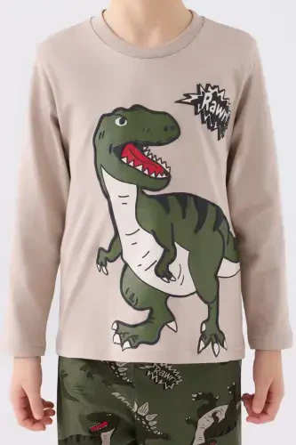 O'g'il bolalar uchun pijama to'plami Qum RP3428-2 - 4