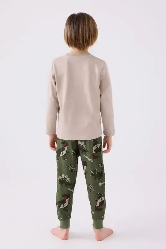 O'g'il bolalar uchun pijama to'plami Qum RP3428-2 - 5