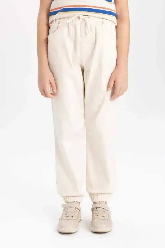 O'g'il bolalar uchun standart oyoqli gabardin shim B7422a824sp - 1