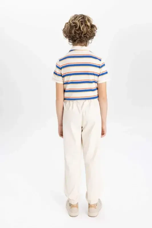 O'g'il bolalar uchun standart oyoqli gabardin shim B7422a824sp - 8