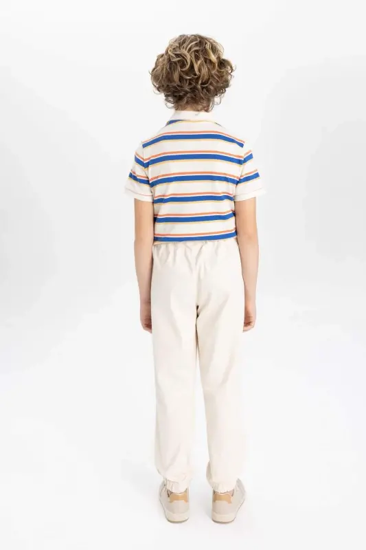 O'g'il bolalar uchun standart oyoqli gabardin shim B7422a824sp - 8