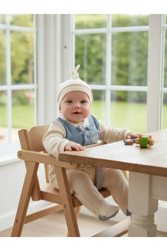 O'g'il bolalar uchun yelekli galstukli paypoqli kombinezon - 5