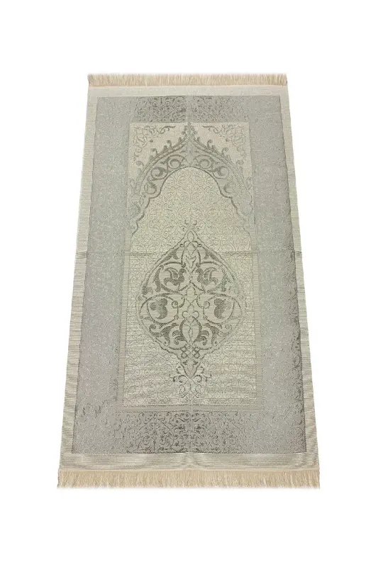 Oğlumun Sesli Namaz Öğretici Seccade Seti Gri(NAMAZ KILDIRAN SECCADE) - Gri - 5