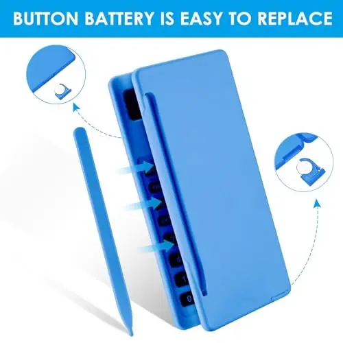 IPepul Scientific Calculators for Students, Blue Math Calculator with Notepad,10-Digit Large Screen, Classroom Must Haves for Middle High School Supplies & College （Blue） - 4