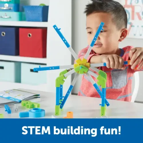 Learning Resources STEM Explorers Motioneering - STEM Building Toy, Educational Toys for Kids - LEARNING RESOURCES (1)