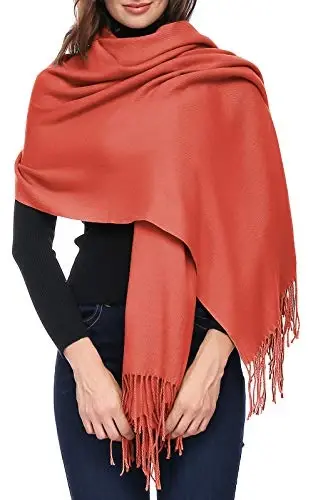 OHAYOMI Womens Thick Oversized PasModazoneina Shawl Wrap Scarves Soft Winter Warm Blanket - 1