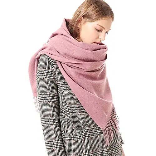 OHAYOMI Womens Thick Oversized PasModazoneina Shawl Wrap Scarves Soft Winter Warm Blanket 