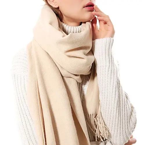 OHAYOMI Womens Thick Oversized PasModazoneina Shawl Wrap Scarves Soft Winter Warm Blanket - 2