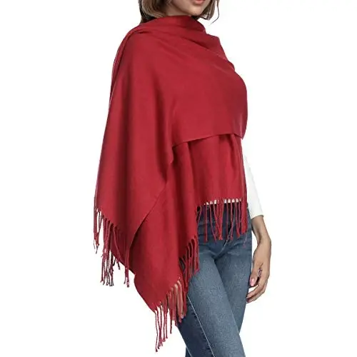 OHAYOMI Womens Thick Oversized PasModazoneina Shawl Wrap Scarves Soft Winter Warm Blanket - 1