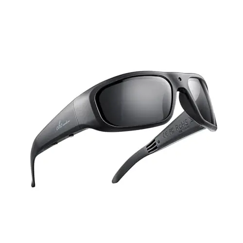 OhO 32GB Camera Glasses, 24M Resolution 1080P Smart Glasses with UV400 Sunglasses Lens for Outdoor Sport, Unisex 