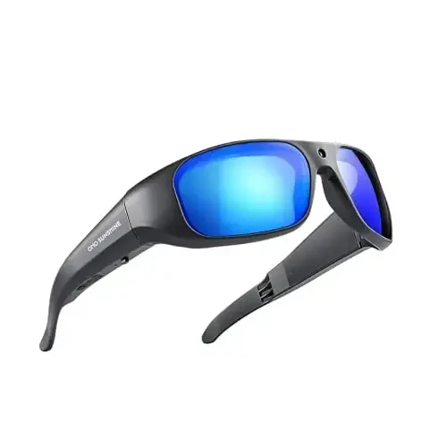 OhO sunshine Camera Sunglasses,4K Video 24M Resolution H.265 Smart Glasses with Built-in Memory for Outdoor Adventure - MODAZONE