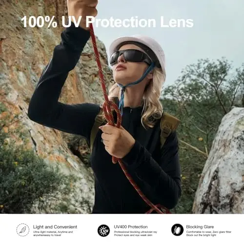 OhO sunshine 4K UHD Camera Sunglasses, Record-While-Charging, Water Resistant, UV Protection Lenses, Unisex - OHO (1)