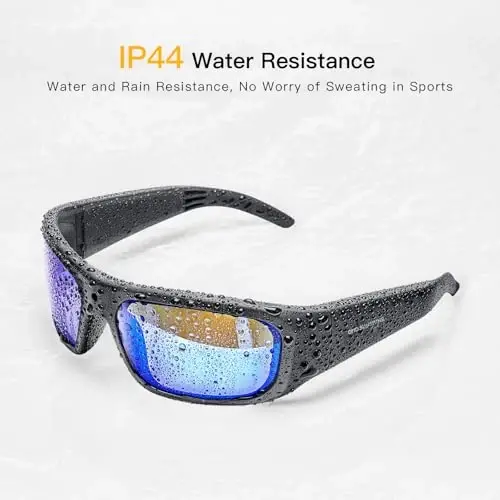 OHO Ultra‑Light Smart Glasses with Camera, 24MP 1080P Video Built‑in Memory | 1080P Camera Glasses, Record‑While‑Charging, Water Resistant, Polarized Lens, Hands‑Free Video for Cycling, Hiking & Running - 5
