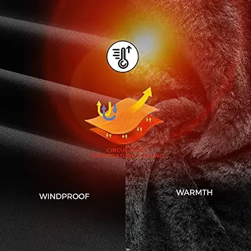 OHSNMAKSL Bolalarning suv o'tkazmaydigan chang'i kurtkasi Qishki issiq qor palto Bolalar junli snoubord kurtkalari Qalin kaputli shamolga chidamli paltolar - 5