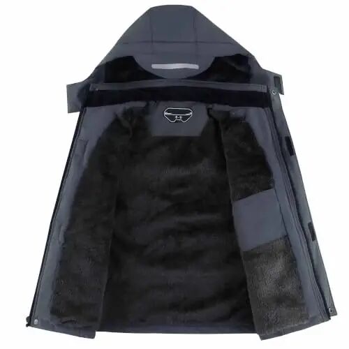 OHSNMAKSL Boy's Waterproof Ski Jacket Warm Winter Snow Coat Kids Fleece Snowboarding Jackets Thick Hooded Windproof Coats - OHSNMAKSL (1)