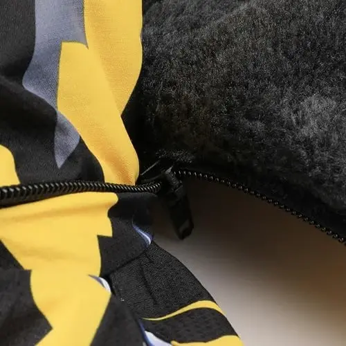 OHSNMAKSL Boy's Waterproof Ski Jacket Warm Winter Snow Coat Kids Fleece Snowboarding Jackets Thick Hooded Windproof Coats - 6
