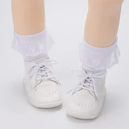 ohsofy Infant Baby Boy Oxford Shoes PU Leather Loafers Rubber and Soft Sole Wedding Dress Shoes Toddler Girl Baby Walking Shoes - 3