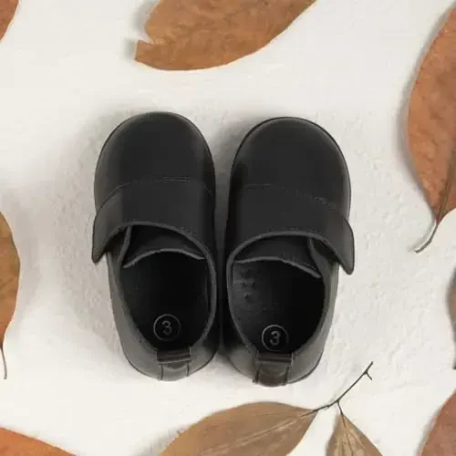 ohsofy Infant Baby Boy Oxford Shoes PU Leather Loafers Rubber and Soft Sole Wedding Dress Shoes Toddler Girl Baby Walking Shoes - 6