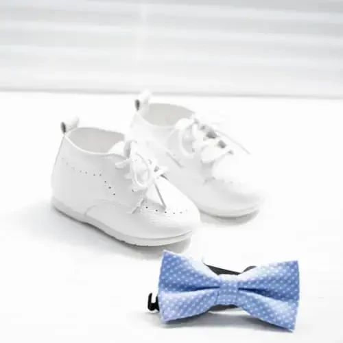 ohsofy Infant Baby Boy Oxford Shoes PU Leather Loafers Rubber and Soft Sole Wedding Dress Shoes Toddler Girl Baby Walking Shoes - 6