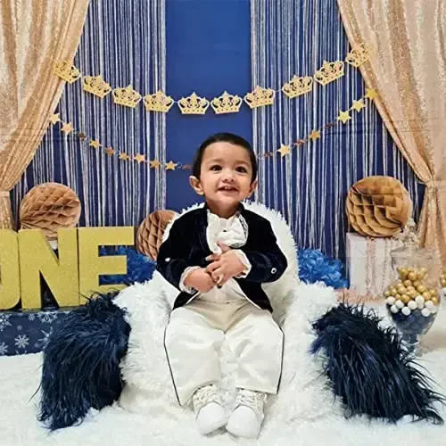 ohsofy Infant Baby Boy Oxford Shoes PU Leather Loafers Rubber and Soft Sole Wedding Dress Shoes Toddler Girl Baby Walking Shoes - 3