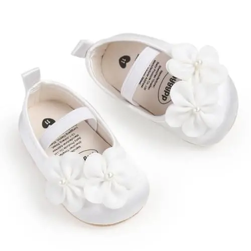 Ohwawadi Infant Baby Boys Girls Slippers Cozy Fleece Booties Soft Bottom Warm Cartoon Socks Newborn Crib Shoes - 6