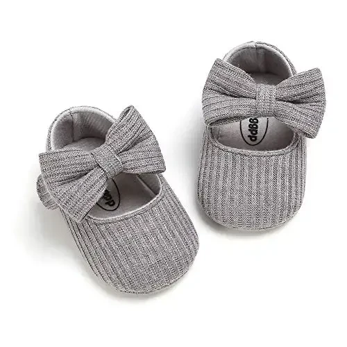 Ohwawadi Infant Baby Boys Girls Slippers Cozy Fleece Booties Soft Bottom Warm Cartoon Socks Newborn Crib Shoes - 5