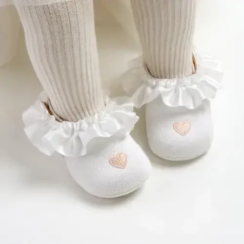 Ohwawadi Infant Baby Boys Girls Slippers Cozy Fleece Booties Soft Bottom Warm Cartoon Socks Newborn Crib Shoes - TUOTING (1)
