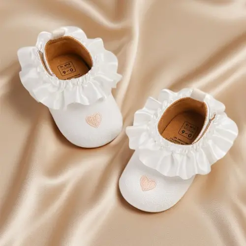 Ohwawadi Infant Baby Boys Girls Slippers Cozy Fleece Booties Soft Bottom Warm Cartoon Socks Newborn Crib Shoes - 4