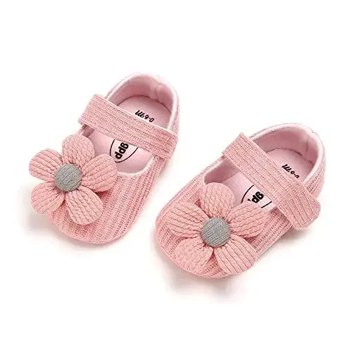 Ohwawadi Infant Baby Boys Girls Slippers Cozy Fleece Booties Soft Bottom Warm Cartoon Socks Newborn Crib Shoes - 5