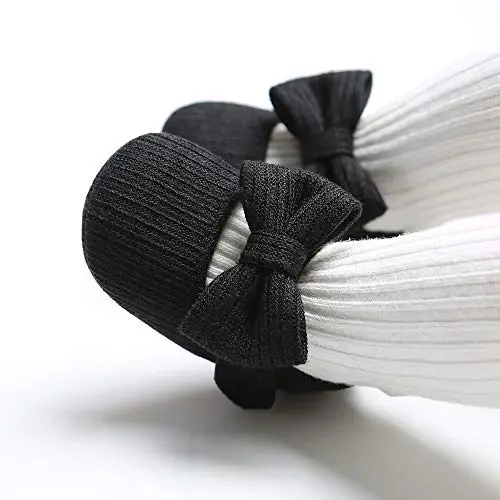 Ohwawadi Infant Baby Boys Girls Slippers Cozy Fleece Booties Soft Bottom Warm Cartoon Socks Newborn Crib Shoes - 2