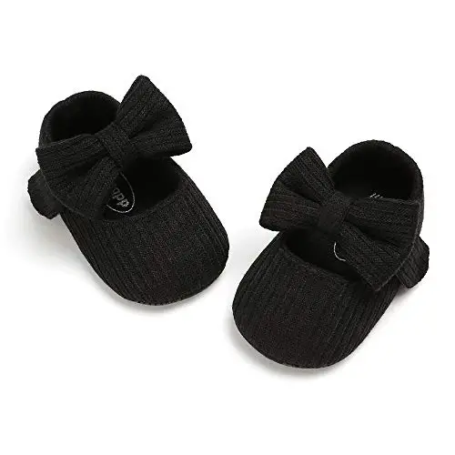 Ohwawadi Infant Baby Boys Girls Slippers Cozy Fleece Booties Soft Bottom Warm Cartoon Socks Newborn Crib Shoes - 5