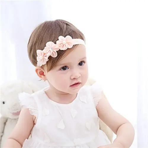 Ohwawadi Infant Baby Girl Shoes Baby Mary Jane Flats Princess Wedding Dress Shoes Crib Shoe for Newborns, Infants, Babies, and Toddlers - 5