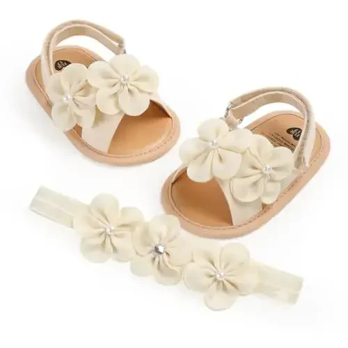 Ohwawadi Chaqaloq Qizaloq Poyafzallari Mary Jane Flats Malika To'y Liboslari Poyafzallari Yangi tug'ilgan chaqaloqlar, go'daklar, chaqaloqlar va yosh bolalar uchun to'shak poyafzali - 4