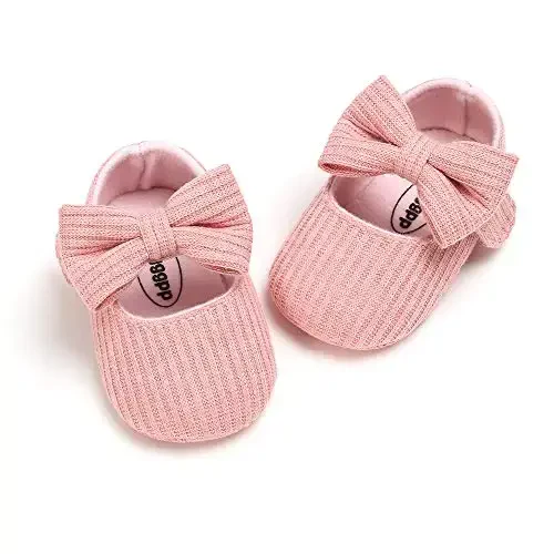 Ohwawadi Infant Baby Boys Girls Slippers Cozy Fleece Booties Soft Bottom Warm Cartoon Socks Newborn Crib Shoes - 5