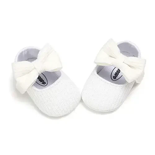 Ohwawadi Infant Baby Boys Girls Slippers Cozy Fleece Booties Soft Bottom Warm Cartoon Socks Newborn Crib Shoes - 6